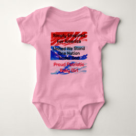 単に我々は一統一されたつの国に立つ必要がある ベビーボディスーツ