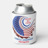 単に我々は愛国者統一されたを支持するだけだ。 缶クーラー (缶正面)