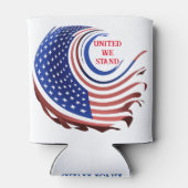 単に我々は愛国者統一されたを支持するだけだ。 缶クーラー (裏面)