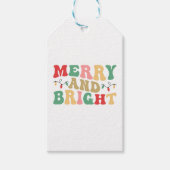 単に明カラフルるいメリーストリングライト ギフトタグ (正面)