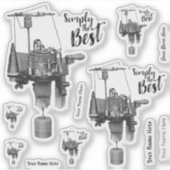 単に最高のSock編み物機 シール (正面)