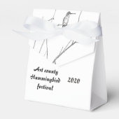 単に棒の上のハミングバード フェイバーボックス (正面サイド)