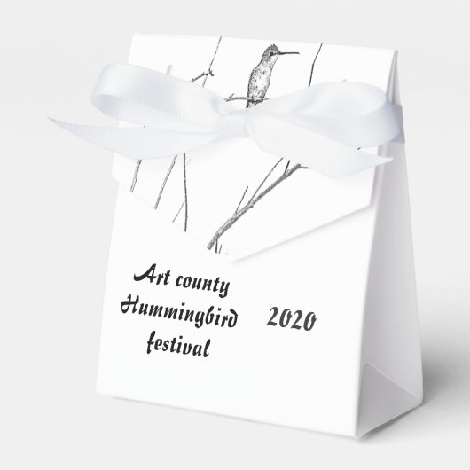 単に棒の上のハミングバード フェイバーボックス (正面サイド)