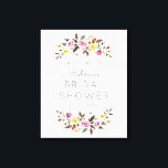 単に歓迎かわいらしキャンバスプリントのサイン キャンバスプリント<br><div class="desc">美しいディスプレイにスタイリッシュ備えたサインプリントでゲストを歓迎。一致する項目と印刷可能なファイルのオプションはwww.berryberrysweet.comで利用可能</div>