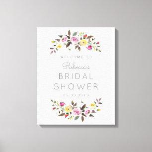 単に歓迎かわいらしキャンバスプリントのサイン キャンバスプリント