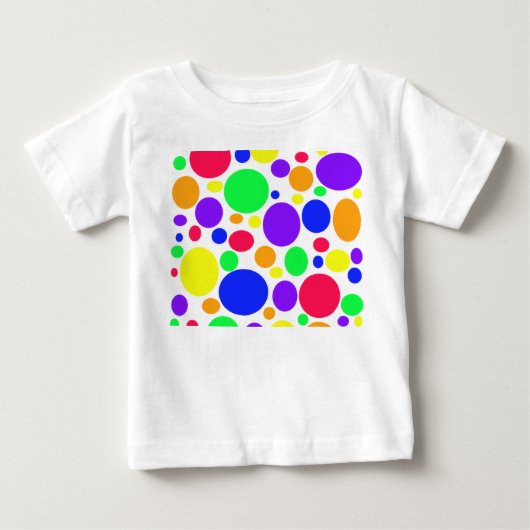 単に汚れた斑点 ベビーTシャツ (正面)