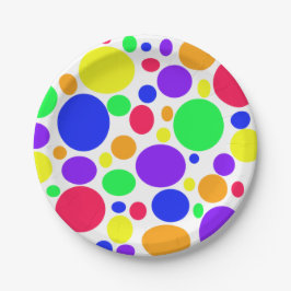 単に汚れた斑点 ペーパープレート