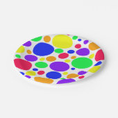 単に汚れた斑点 ペーパープレート (アングル)