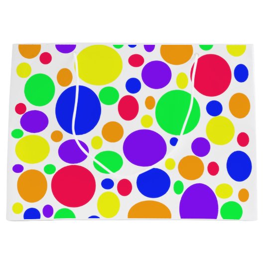 単に汚れた斑点 ラージペーパーバッグ (正面)