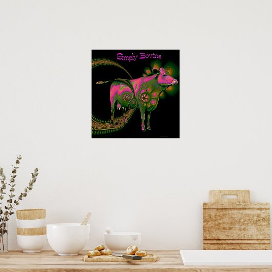 単に牛の ポスター (キッチン)