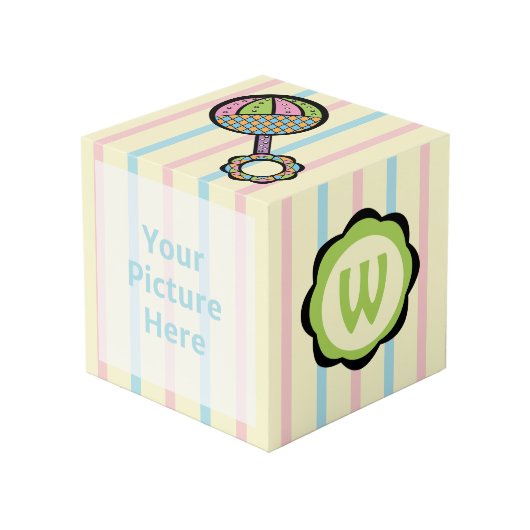 単に甘いガラガラのフォトキューブ フォトキューブ (正面アングル)