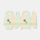 単に甘いガラガラ赤ちゃんシャワーお願いボックス フェイバーボックス (折り畳みなし)