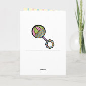 単に甘いラッセル音の挨拶状 サンキューカード (裏面)