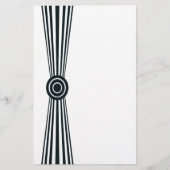 単に白黒 便箋 (正面)