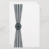 単に白黒 便箋 (正面/裏面)