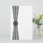 単に白黒 便箋 (スタンド正面)