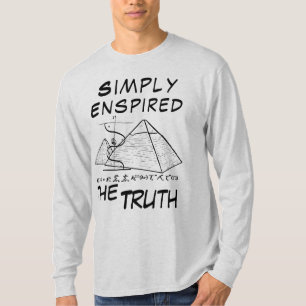 単に真実を思い描いた Tシャツ