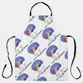 単に私を賢い解剖学的な脳の姿勢と呼ぶ エプロン (正面)