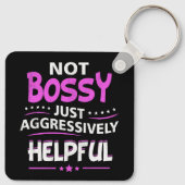 単に積極的に役に立たないおもしろいことわざF キーホルダー (裏面)