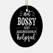 単に積極的に役に立たないおもしろい諺 セラミックオーナメント (右)