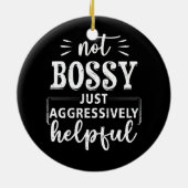 単に積極的に役に立たないおもしろい諺 セラミックオーナメント (裏面)