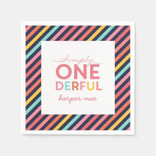 単に素晴らしい スタンダードカクテルナプキン (正面)