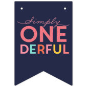 単に素晴らしい バンティングフラッグ (第1の旗)