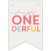 単に素晴らしい バンティングフラッグ (第1の旗)