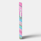 単に素晴らしストライプピンク Case-Mate iPhoneケース (裏面 / 左)