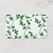 単に緑 名刺 (裏面)