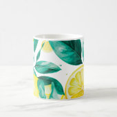 単に美しい爽やかなレモンマグ コーヒーマグカップ (中央)