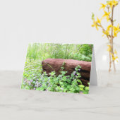 単に自然空白の- Greeting Card カード (黄色い花)