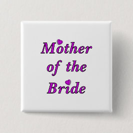 単に花嫁愛の母 缶バッジ