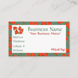 単に花素晴らし咲きデザイナーの名刺 割引カード