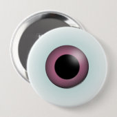 単に見つめるバックピンボタン 缶バッジ (正面&裏面)