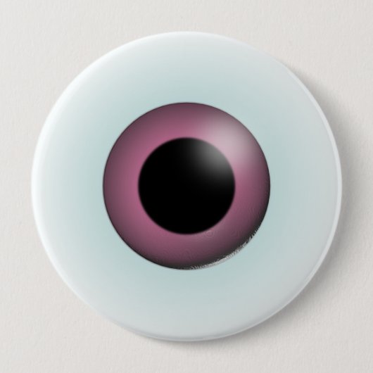 単に見つめるバックピンボタン 缶バッジ (正面)