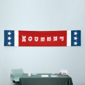 単に記号-完全な星 + あなたの文字及びアイディア 横断幕 (トレードショー)