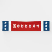 単に記号-完全な星 + あなたの文字及びアイディア 横断幕 (横)