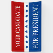 単に記号-星 + あなたのアイディア 横断幕 (縦)