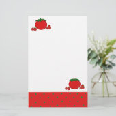 単に赤トマト 便箋 (スタンド正面)