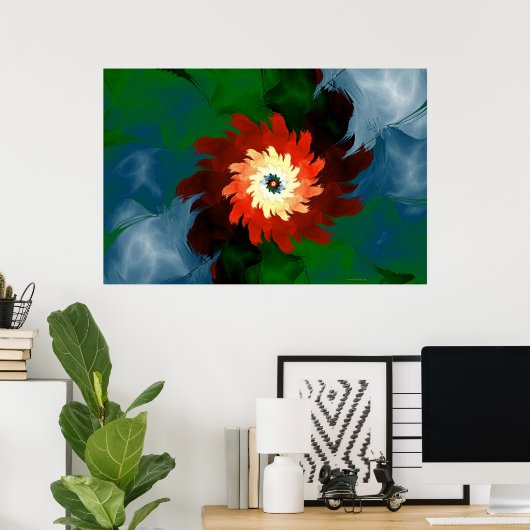 単に赤 ポスター (ホームオフィス)