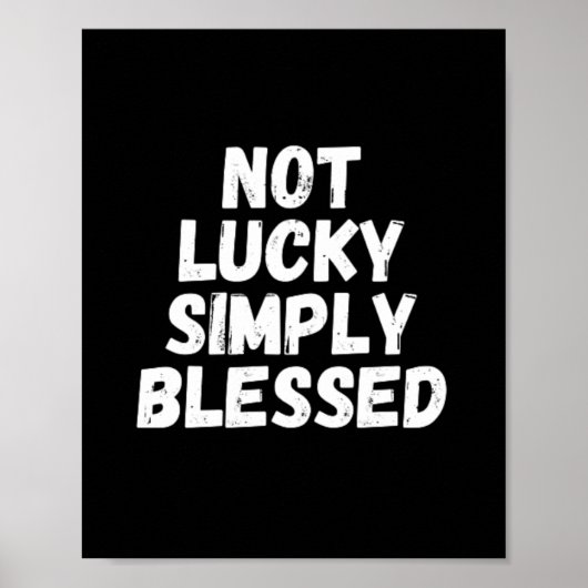 単に運が悪い賛美 ポスター (正面)