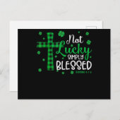 単に運が悪い賛美 ポストカード (正面/裏面)