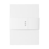 単に金エレガント箔モダン結婚の 招待状ベリーバンド (裏面例)