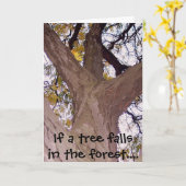 単に～だから カード (黄色い花)