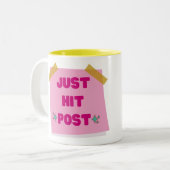 単に✨post✨思い過ぎないで ツートーンマグカップ (正面左)