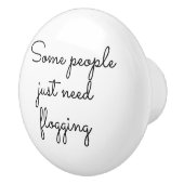 単にfloggingを必要とする人もいる セラミックノブ (右)