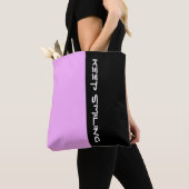 単にLIGHT PINKとテキストに色を設定 トートバッグ (クローズアップ)