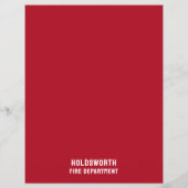 単はっきりしたに、消防士募集 チラシ (裏面)