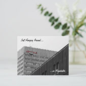 単ぶら下がったにのまわりに...マンチェスターで ポストカード (スタンド正面)